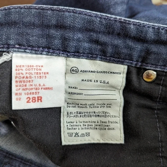 AG Adriano Goldschmied Women's Size 28R The Legging Super Skinny Fit Jeans Blue - Picture 7 of 11